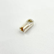 2MM White Sterling Silver End Cap